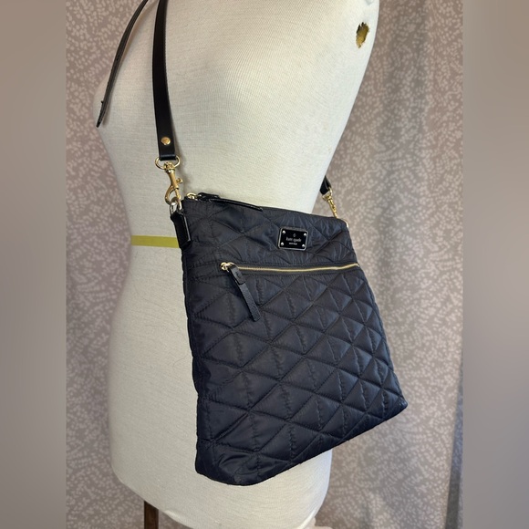 Kate Spade Black Quilted Crossbody with Gold Hardware - Picture 9 of 9